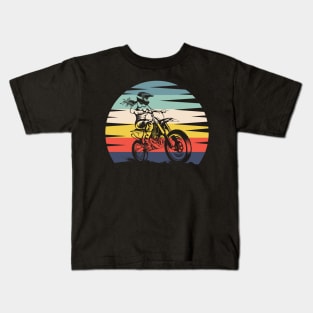 Retro Motocross Kids T-Shirt